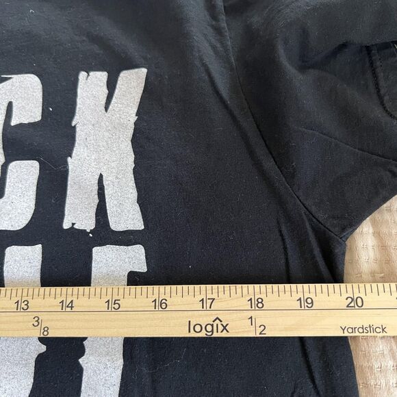 WWE LA Knight Shirt Mens Large Black I Lack People Skills Graphic Tee Wrestling - Picture 5 of 6